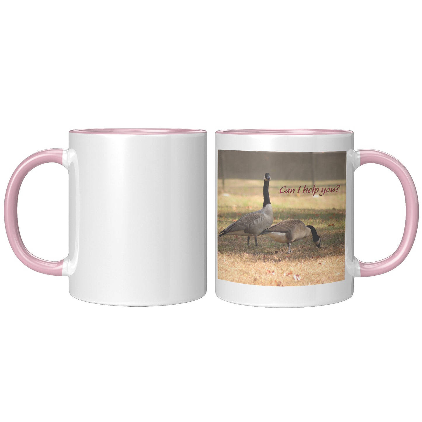 Can I help you? - 11 ounce Mug with Custom Lettering - Signs and Seasons Gifts