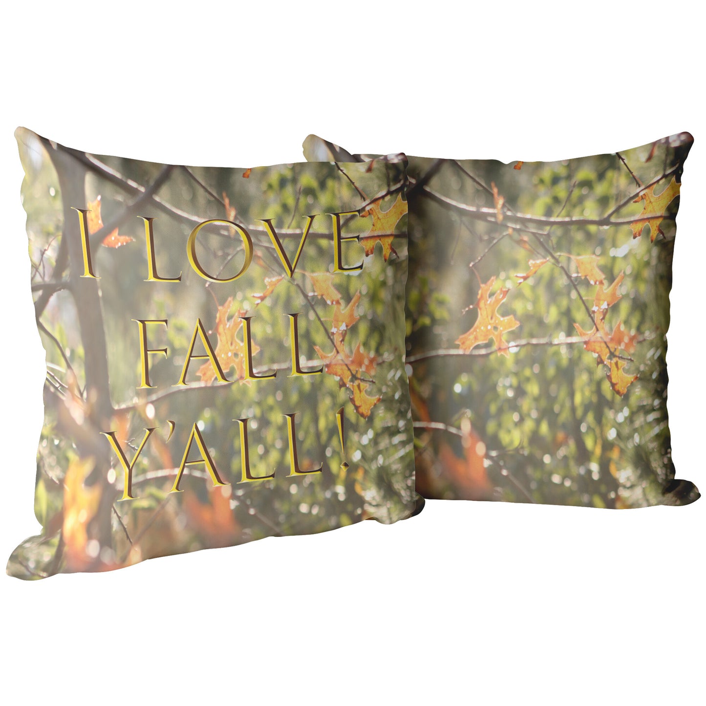 I Love Fall Y'all - Pillow Lettering - Signs and Seasons Gifts