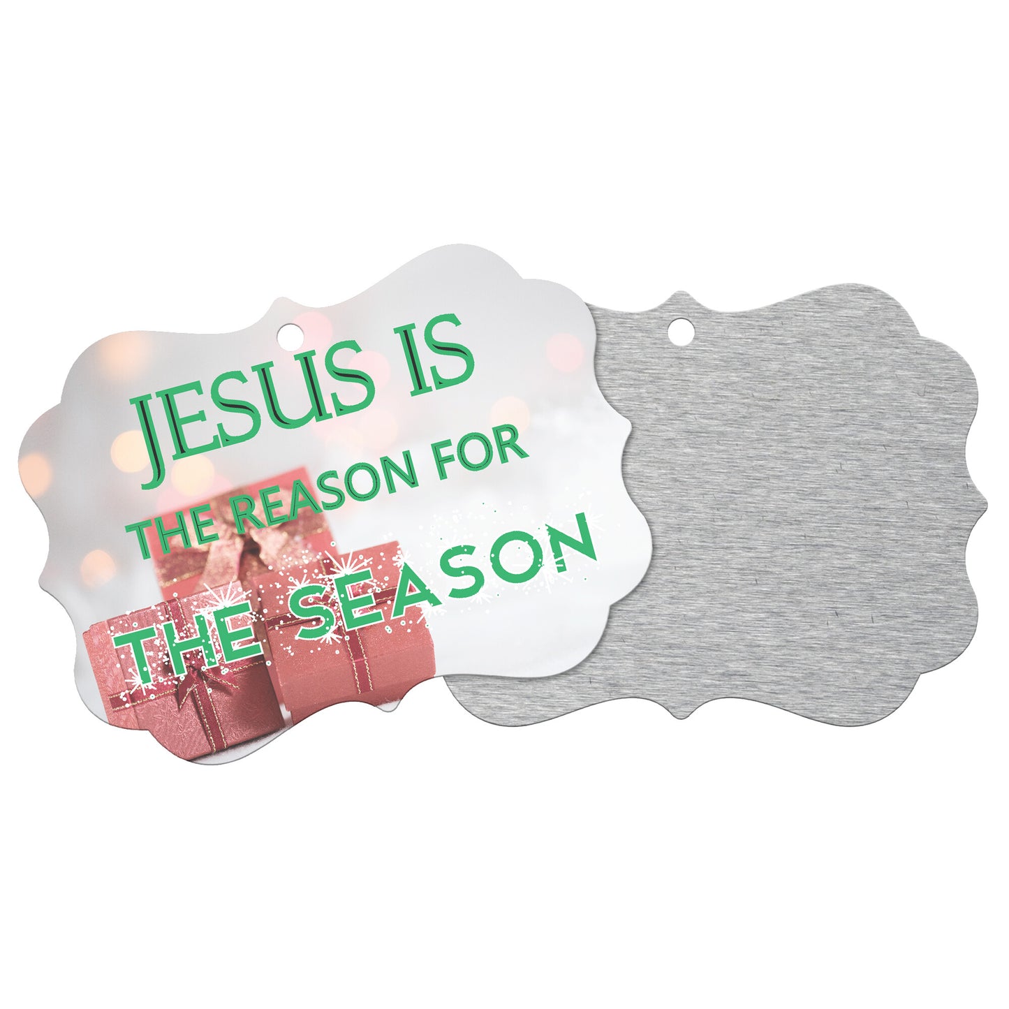 Jesus is the Reason for the Season Christmas Ornament