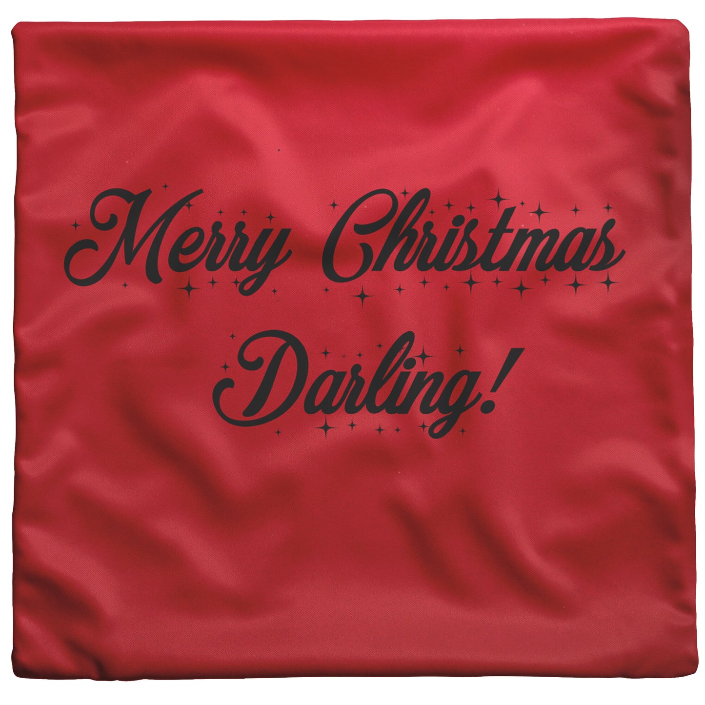 Merry Christmas Darling! Red/Black Pillow - Signs and Seasons Gifts