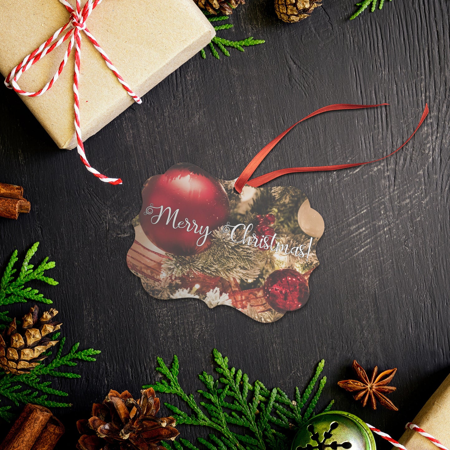 Merry Christmas Garland Ornament