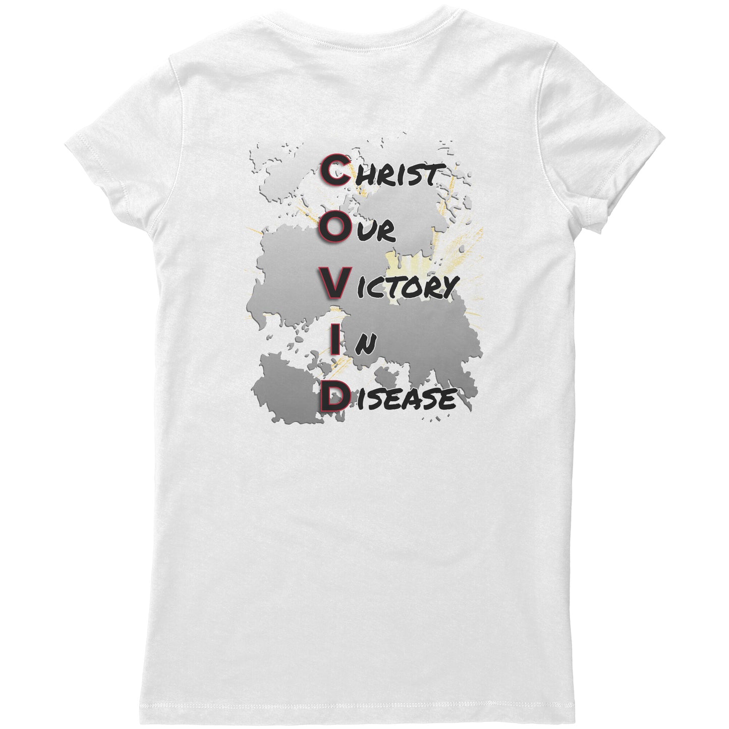 My COVID Cure Women's Bella V-Neck T-shirt
