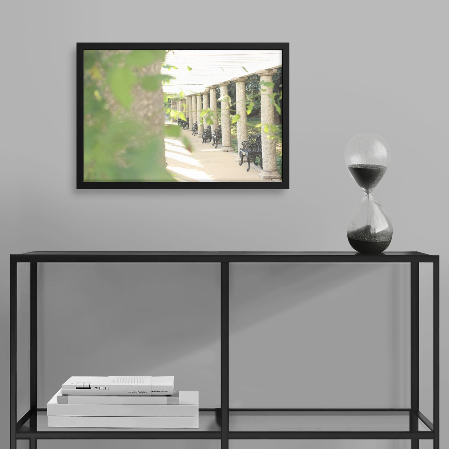 Italian Pagoda in Spring Rectangle Framed Art Print - Signs and Seasons Gifts